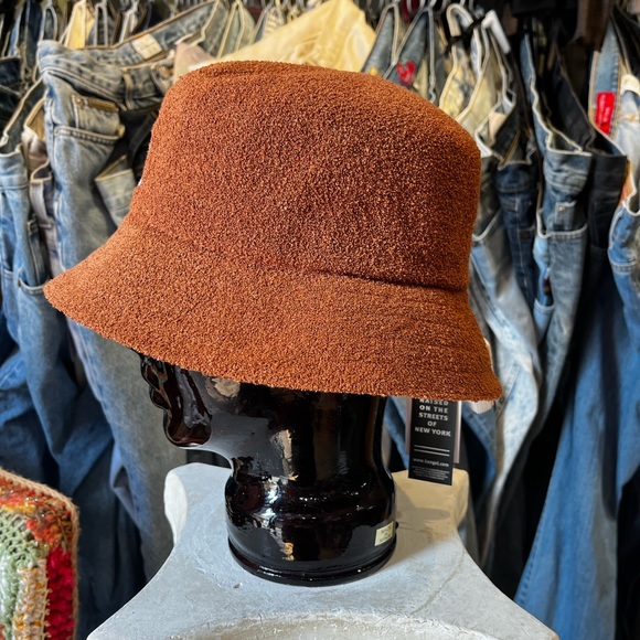 Terry Bermuda Bucket Hat by Kangol - Mahogany - Picture 4 of 4